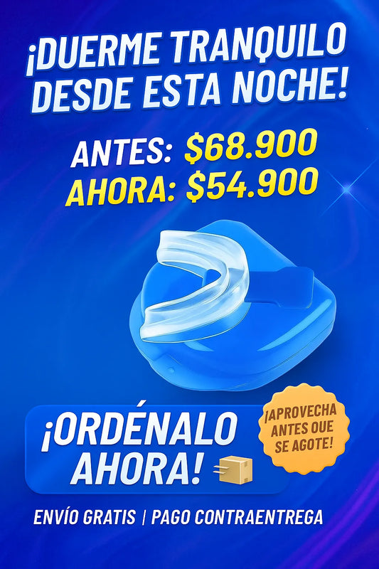 protector bucal Anti-Bruxismo y Ronquidos