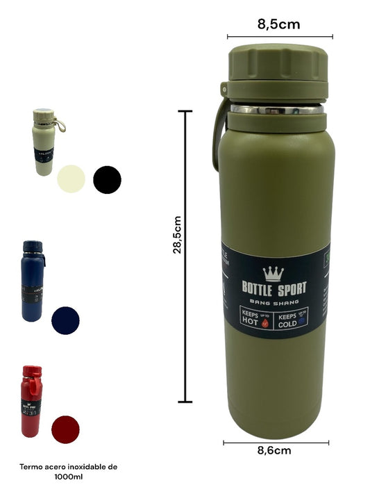 TERMO ACERO INOXIDABLE  1000ML