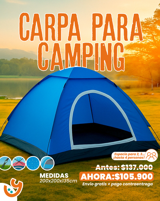 Carpa Yevalo Invicta 3 | 100% Impermeable, Hecha Para Resistir
